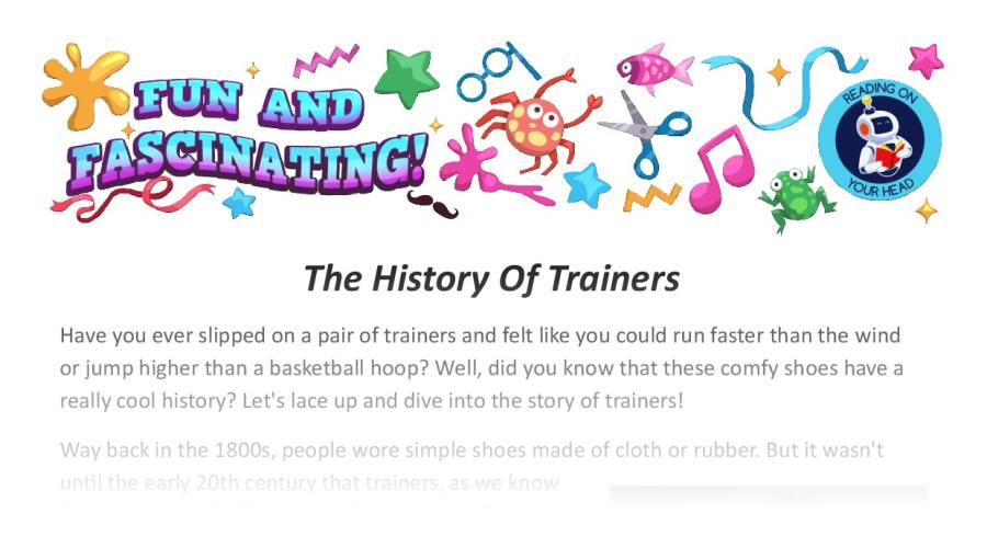 The History Of Trainers