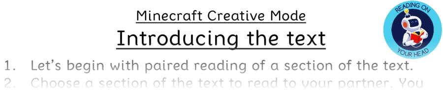 Teaching slides retrieval - Minecraft Creative Mode