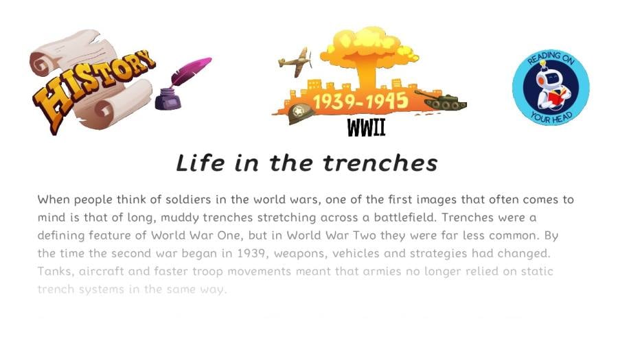 Life in the trenches