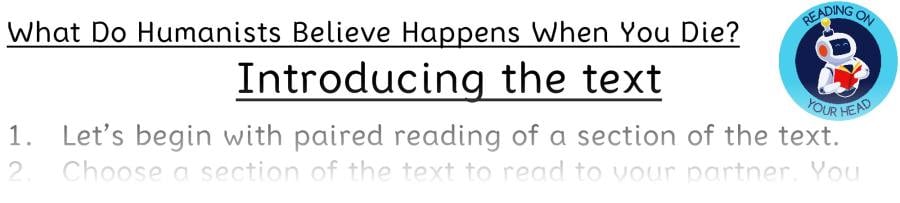 Teaching slides vocabulary-What Do Humanists Believe Happens When You Die