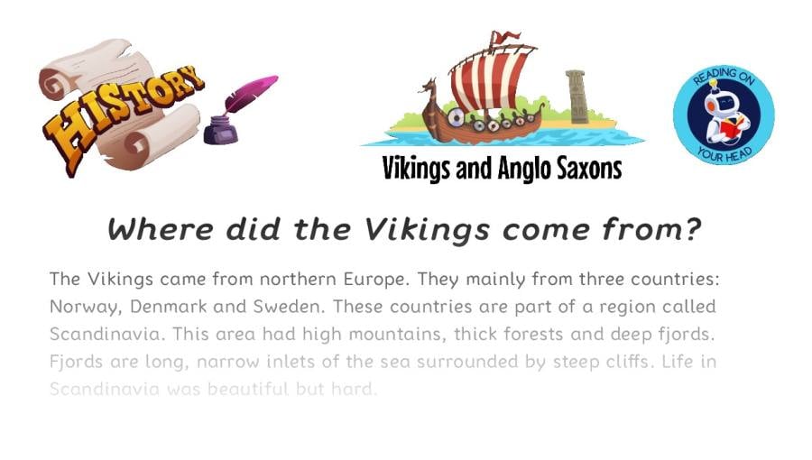 Where did the Vikings come from - condensed version