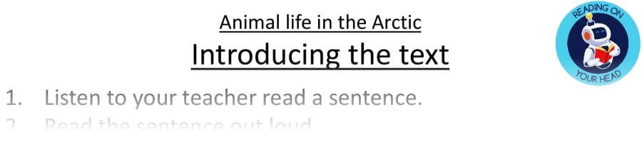 Teaching slides retrieval-Animal life in the Arctic