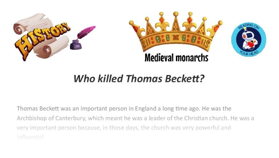 Who killed Thomas Beckett