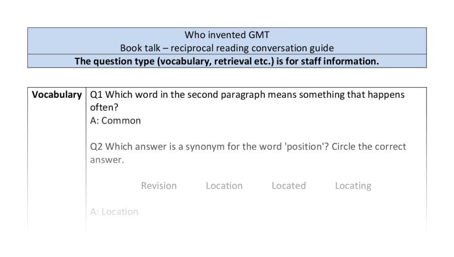 Reciprocal reading - VRSIPE - Who invented GMT