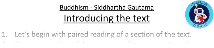 Teaching slides VRSIPE - Buddhism - Siddhartha Gautama