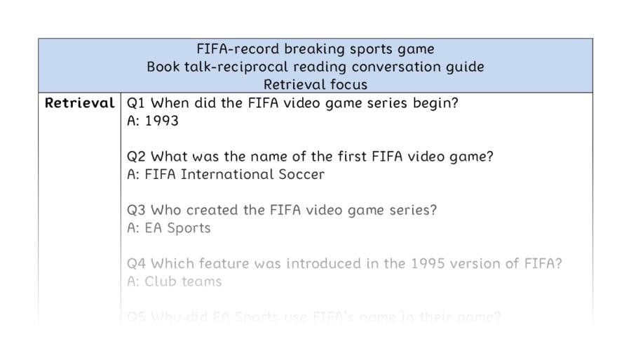 Reciprocal-retrieval-FIFA-record breaking sports game