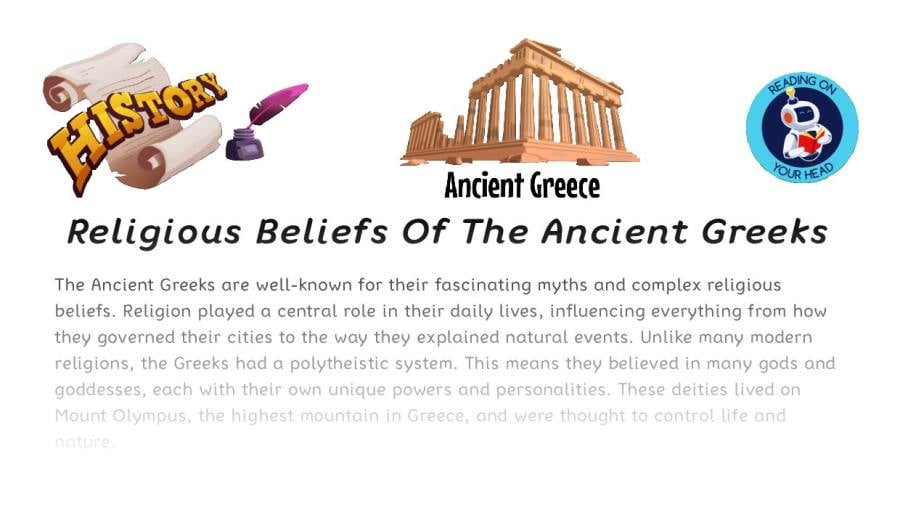 Religious Beliefs Of The Ancient Greeks