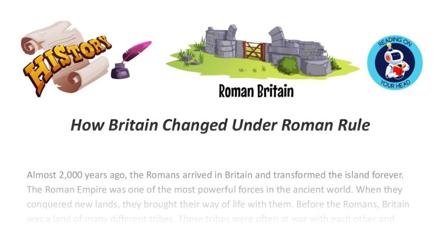 How Britain Changed Under Roman Rule