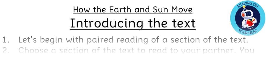 How the Earth and Sun Move - Teaching Slides - Retrieval Focus