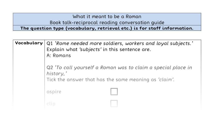 Reciprocal reading VRSIPE-What it meant to be a Roman