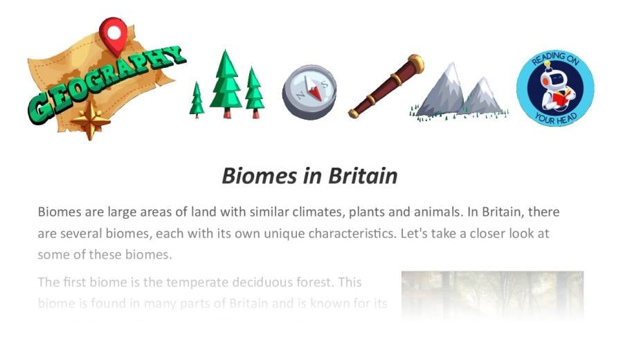 Biomes in Britain