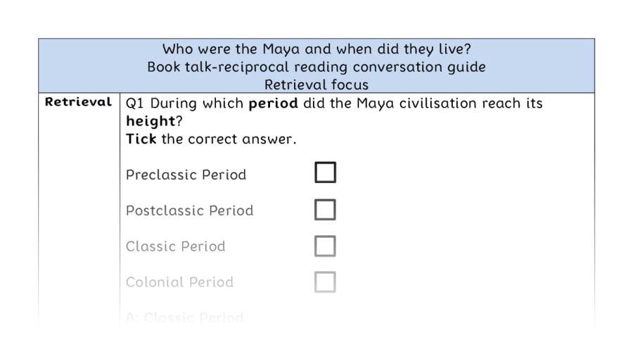 Reciprocal-retrieval-Who were the Maya and when did they live