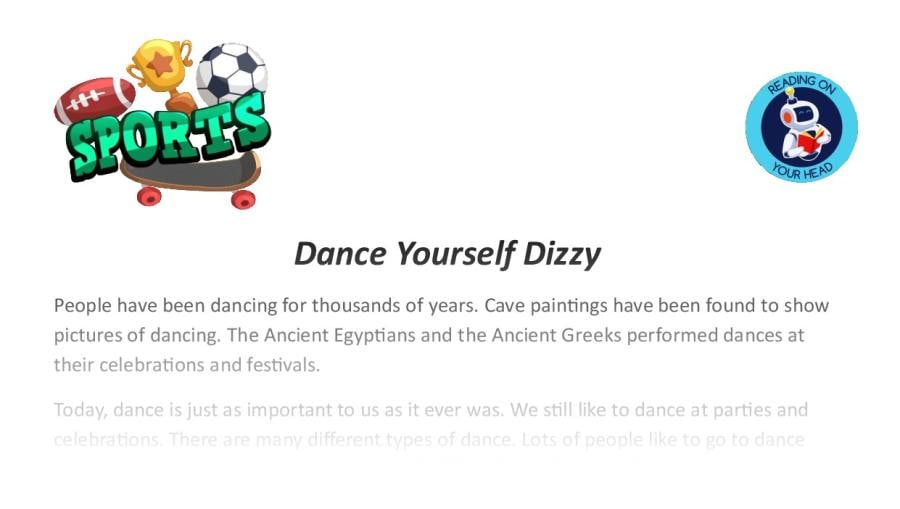 Dance yourself dizzy