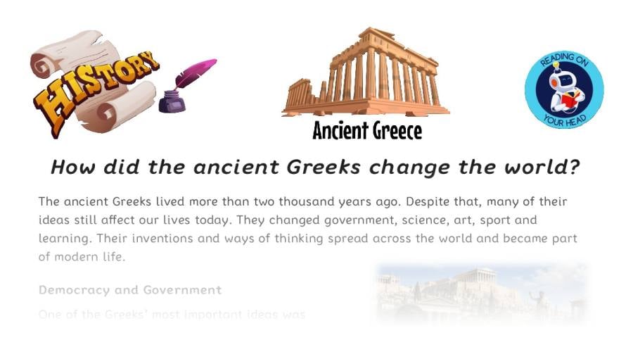 How did the ancient Greeks change the world - condensed version