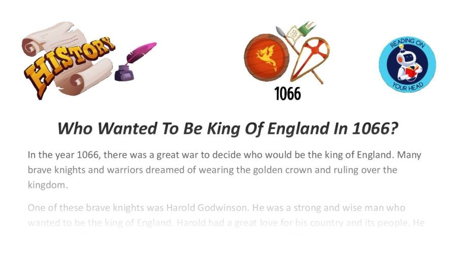 Who Wanted To Be King Of England In 1066