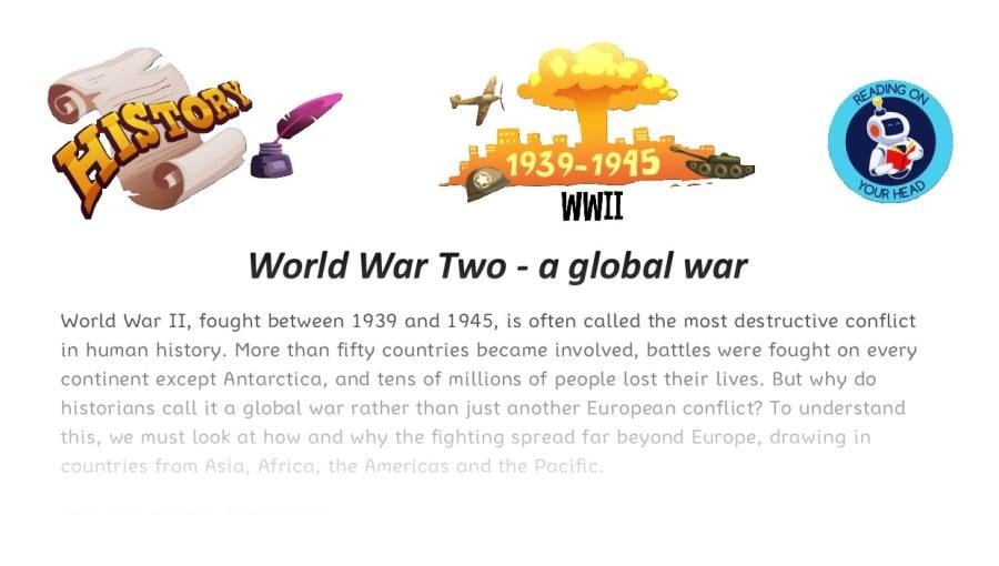 World War Two - a global war