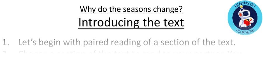 Teaching slides VRSIPE-Why do the seasons change