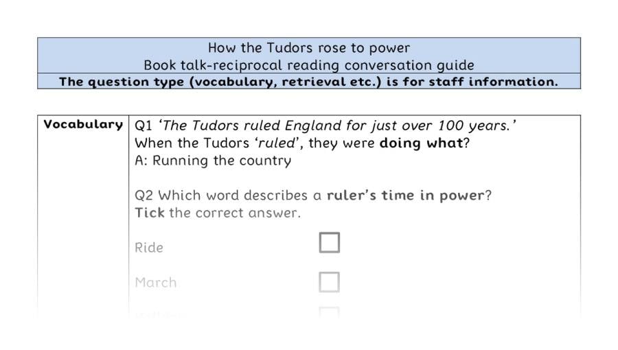 Reciprocal - VRSIPE - How the Tudors rose to power