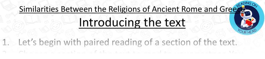 Similarities Between the Religions of Ancient Rome and Greece - Teaching Slides - Inference Focus