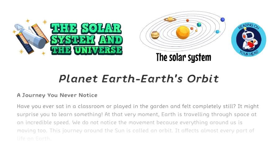 Planet Earth-Earths Orbit