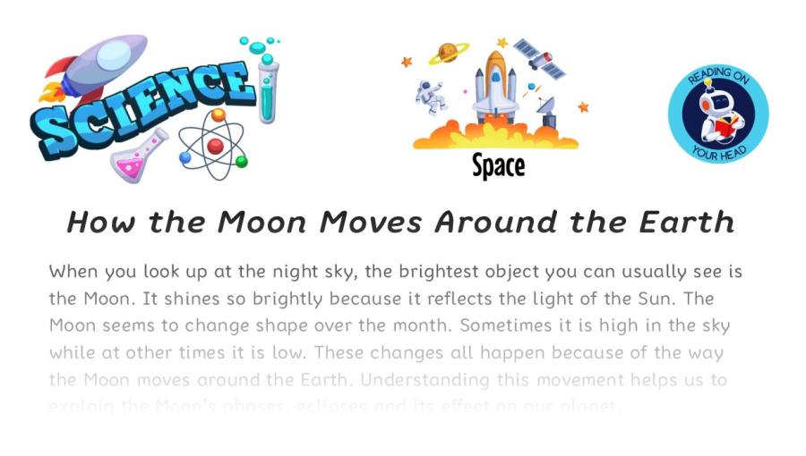How the Moon Moves Around the Earth