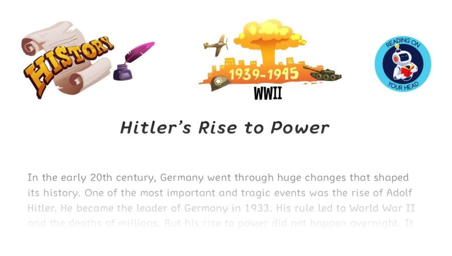 Hitlers Rise to Power
