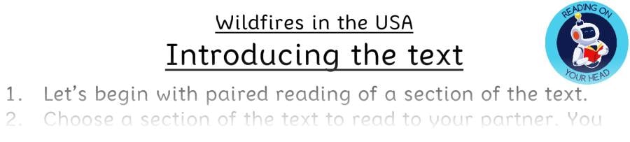 Teaching slides retrieval - Wildfires in the USA