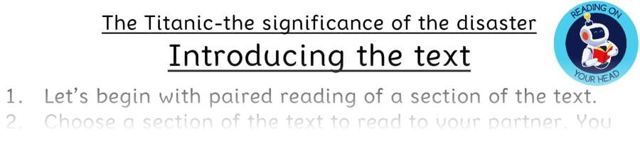 Teaching slides inference-The Titanic-the significance of the disaster