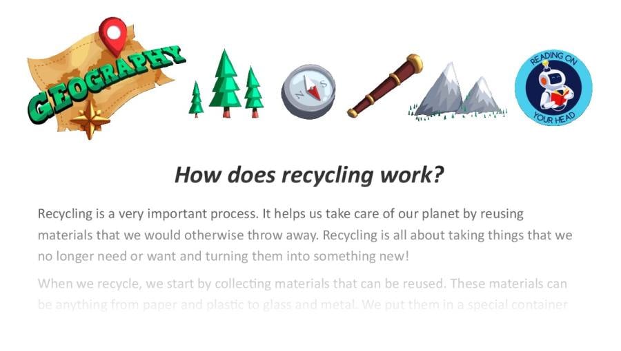 How does recycling work
