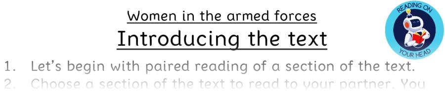 Teaching slides VRSIPE-Women in the armed forces
