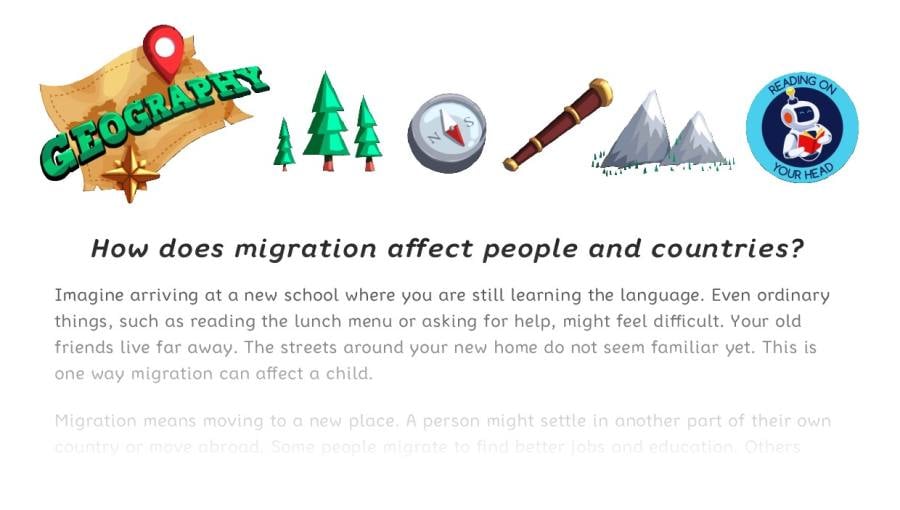 How does migration affect people and countries