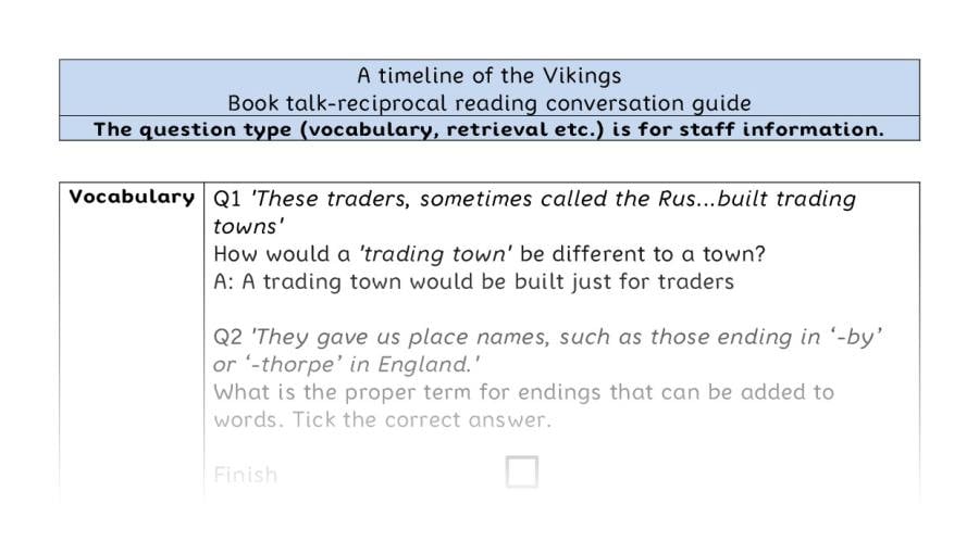 Reciprocal reading - VRSIPE - A timeline of the Vikings