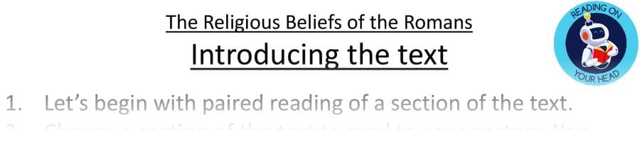 Teaching slides retrieval-The Religious Beliefs of the Romans