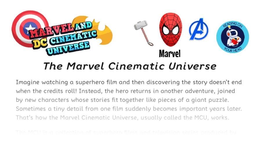 The Marvel Cinematic Universe - condensed version