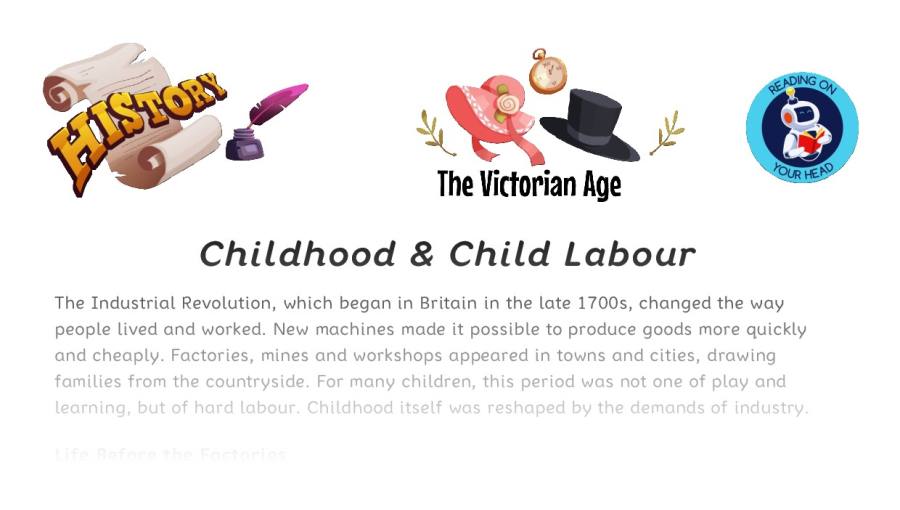 Childhood & Child Labour