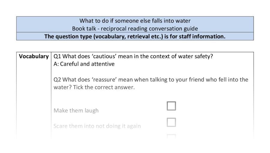 Reciprocal-VRSIPE-what to do if someone else falls into water