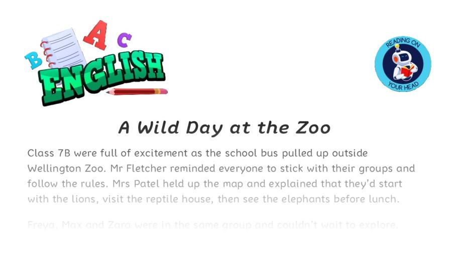 A Wild Day at the Zoo - condensed version