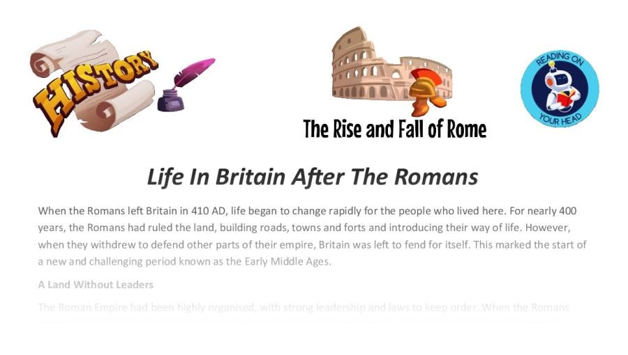 Life In Britain After The Romans