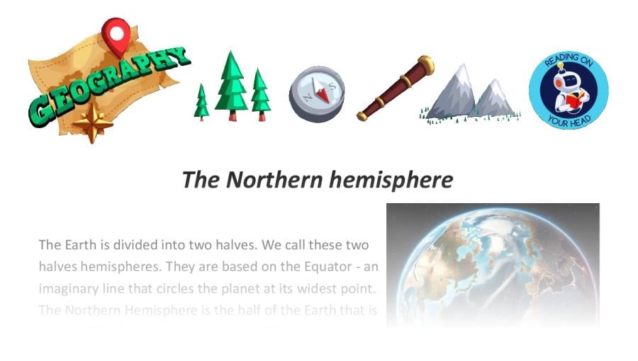 The Northern hemisphere