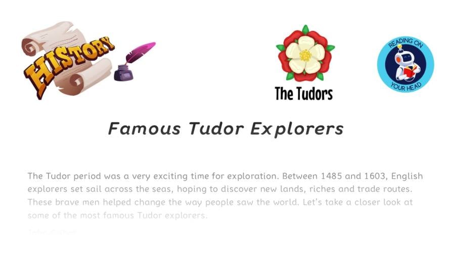 Famous Tudor Explorers