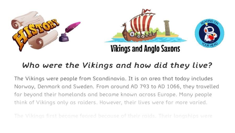 Who were the Vikings and how did they live - condensed version