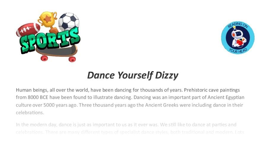 Dance yourself dizzy