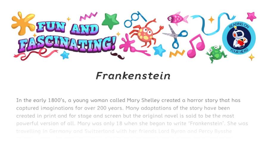 Frankenstein - UKS2