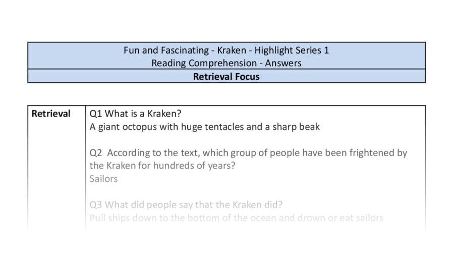 Reading Comprehension-Kraken-Retrieval-answers