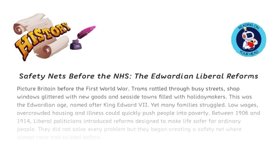 The Edwardians - liberal reforms