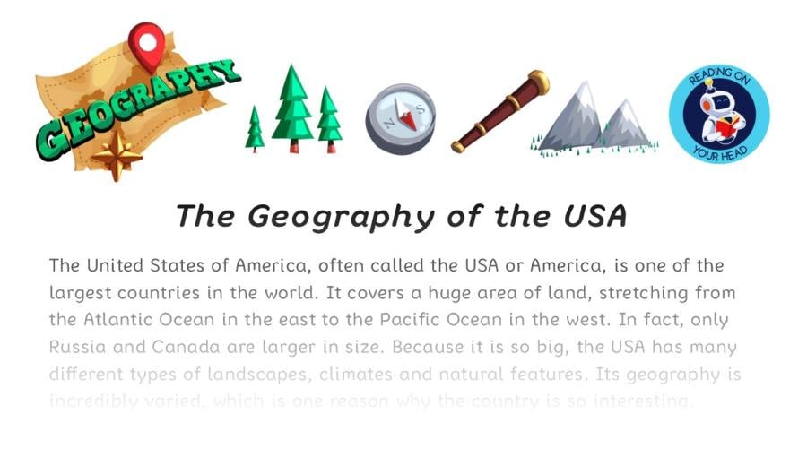 The Geography of the USA