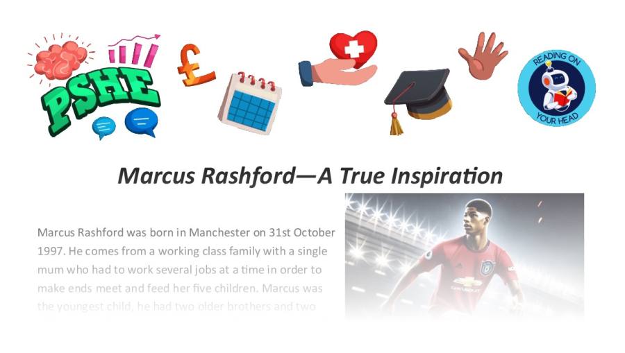 PSHE - Marcus Rashford