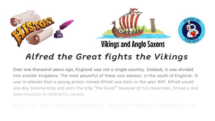 Alfred the Great fights the Vikings