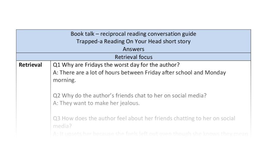 Reading comprehension-Trapped-Retrieval