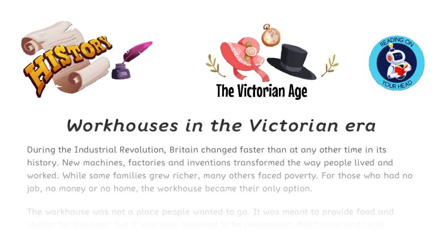 Workhouses in the Victorian era